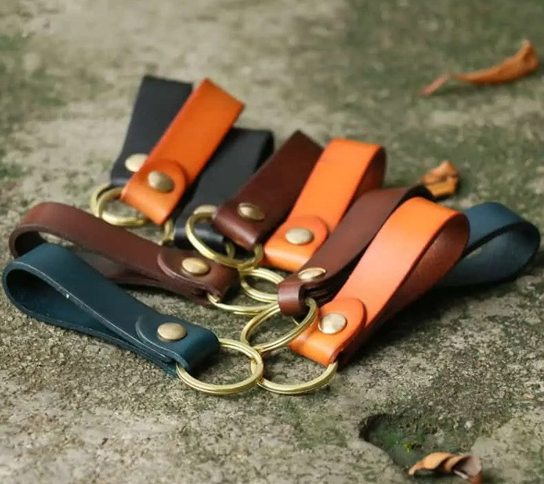 Leather Strap Keyring